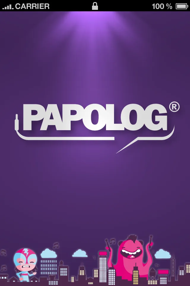 Papolog app screen 1 of 4