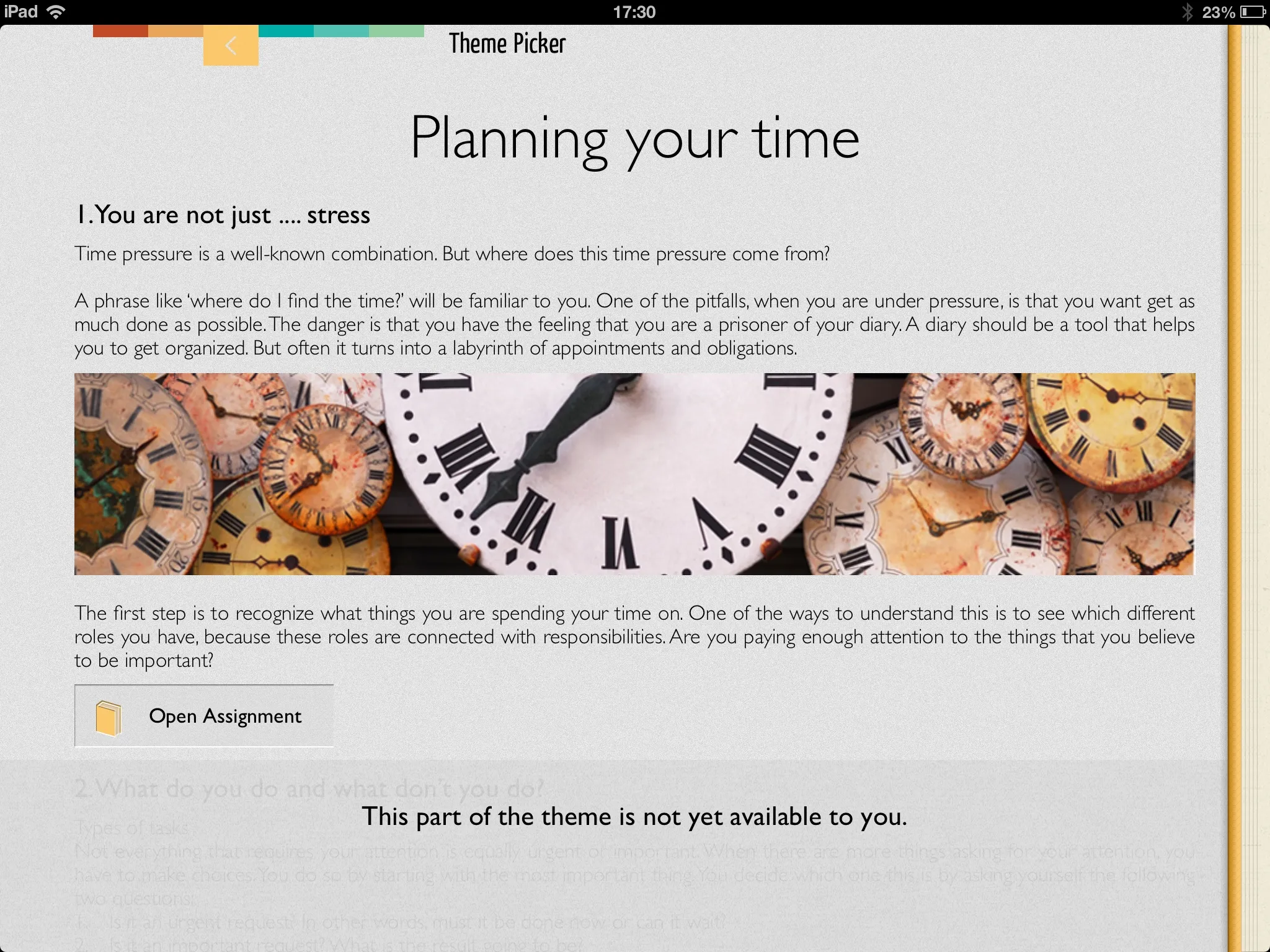 OHRA app screen 3 of 3